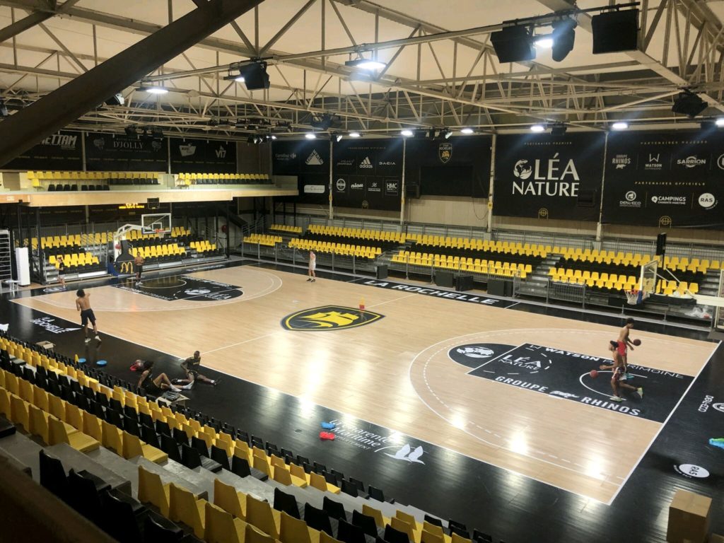 Stade Rochelais basket Gymnase Gaston Neveur 630 places