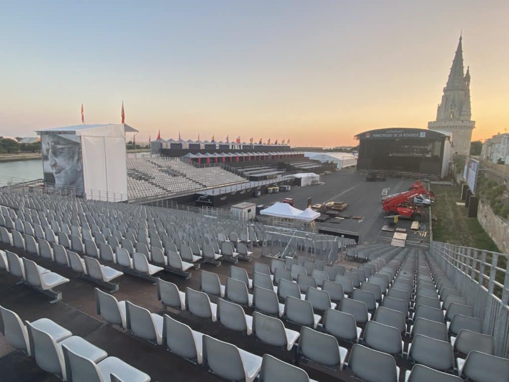 Francofolies tribune modulaire évènementielle 1700 places